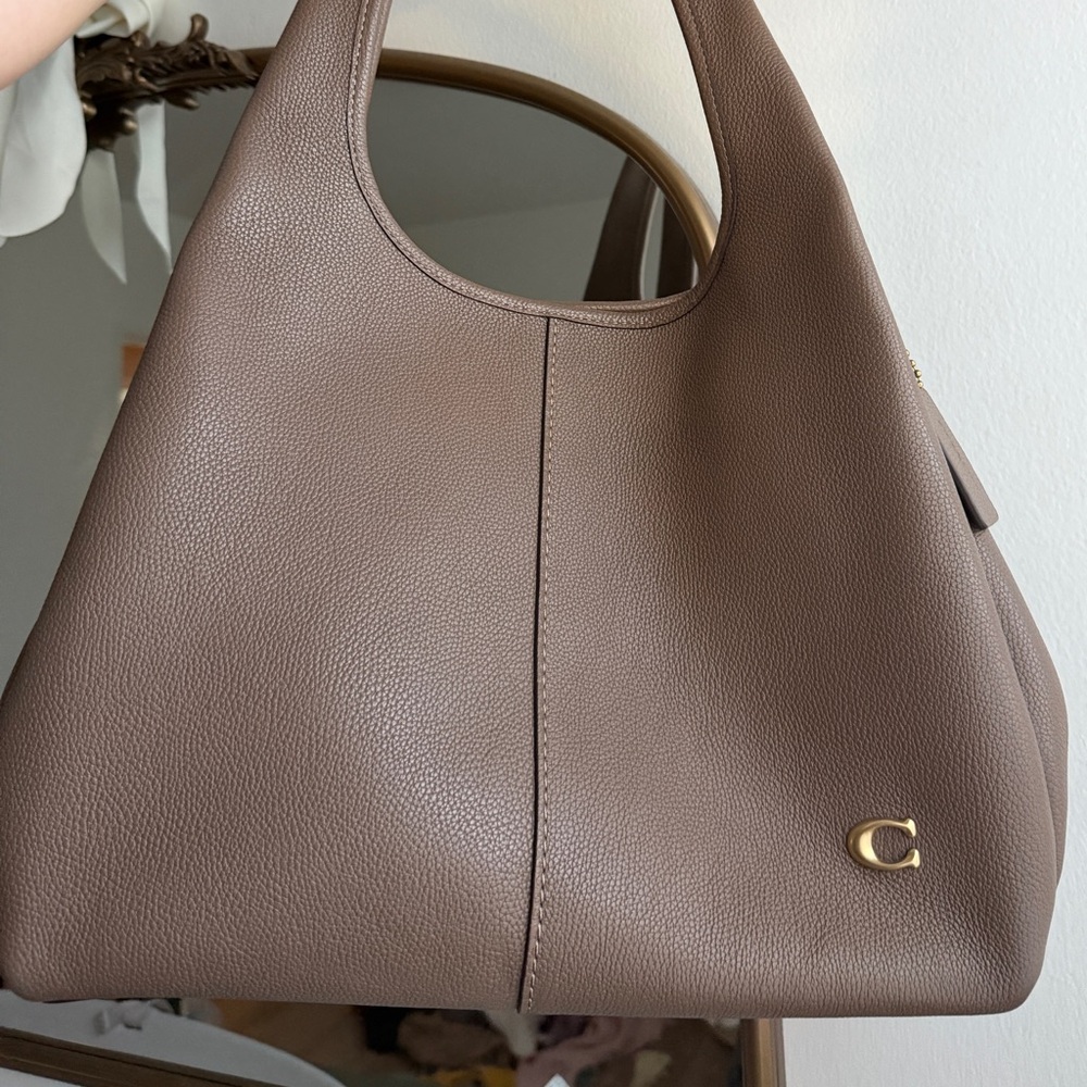 Coach Large Lana Shoulder Bag - Dark Stone - Picture 4 of 13